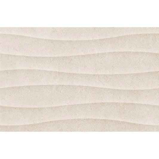 Faianta baie / bucatarie bej 20x50 cm, Marazzi Stream Struttura Wind 3D Beige