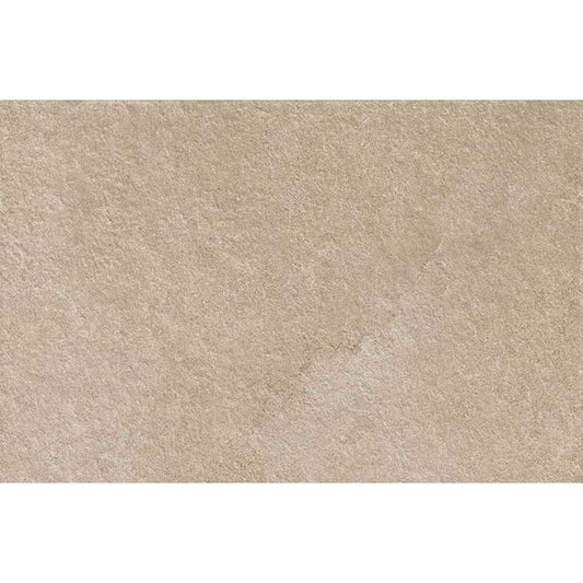 Gresie exterior portelanata rectificata bej 30x60 cm, Marazzi Stream Strutturato Beige