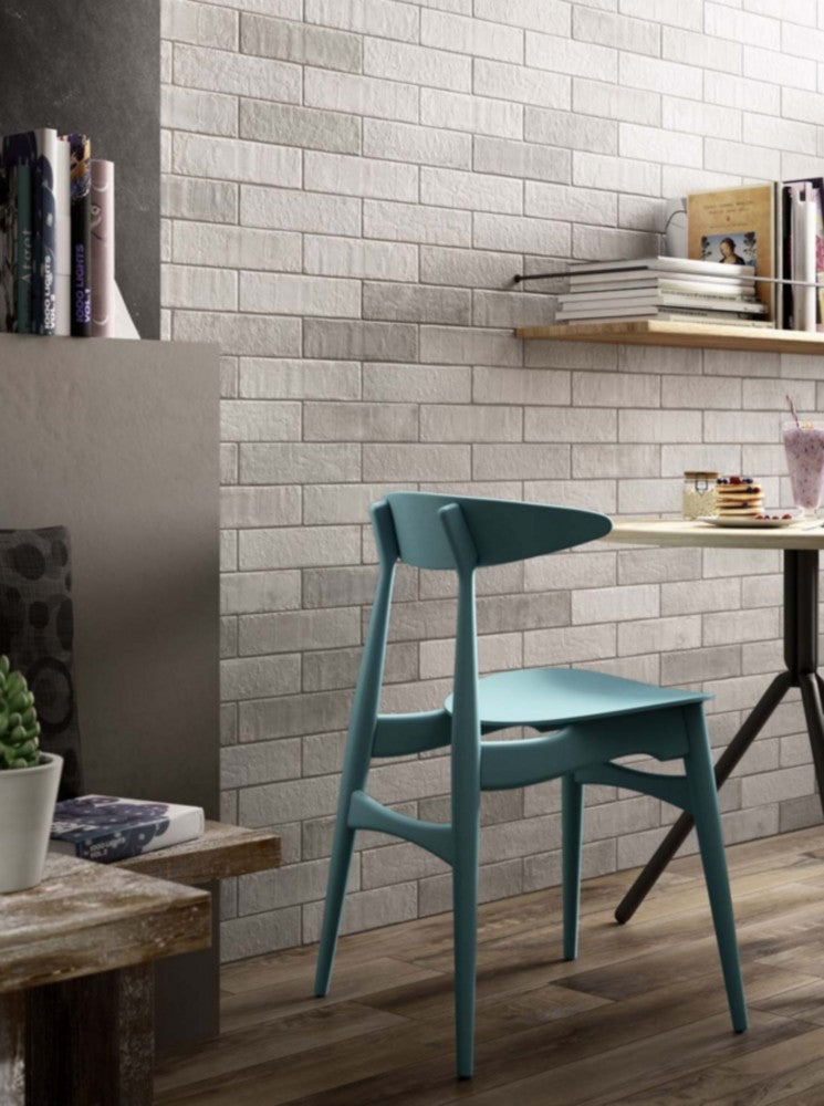Gresie exterior / interior alba 28x7 cm, Marazzi Terramix Bianco