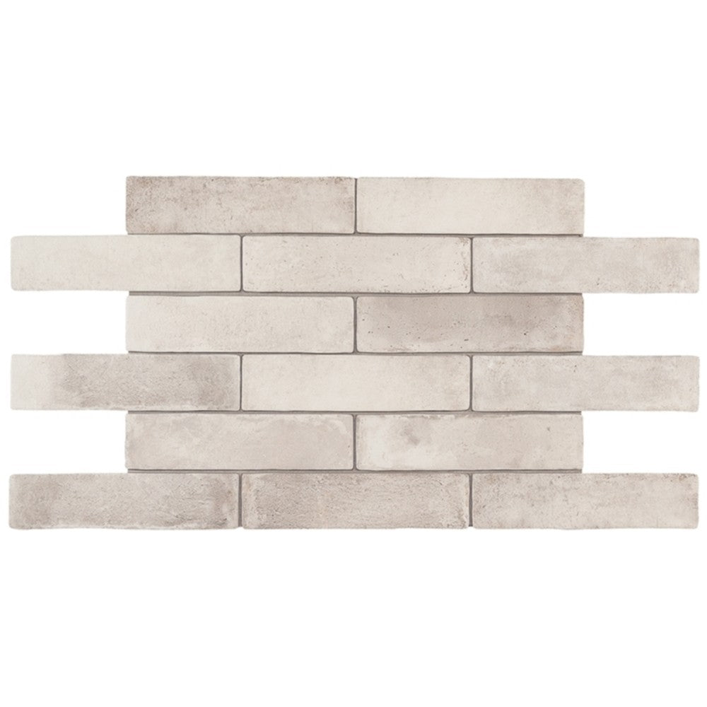Gresie exterior / interior alba 28x7 cm, Marazzi Terramix Bianco