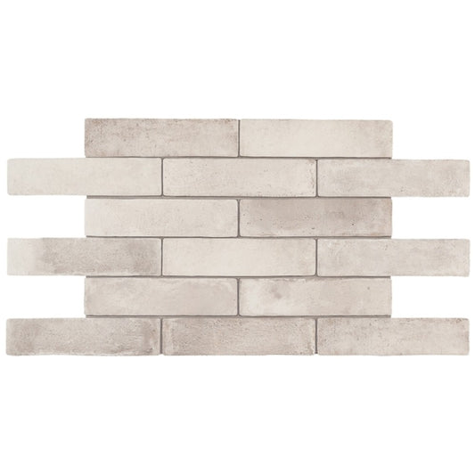 Gresie exterior / interior alba 28x7 cm, Marazzi Terramix Bianco