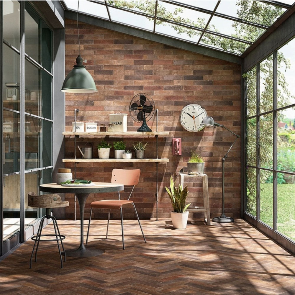 Gresie exterior / interior maro 28x7 cm, Marazzi Terramix Marrone