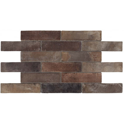Gresie exterior / interior maro 28x7 cm, Marazzi Terramix Marrone