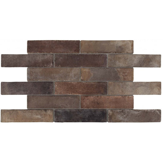 Gresie exterior / interior maro 28x7 cm, Marazzi Terramix Marrone