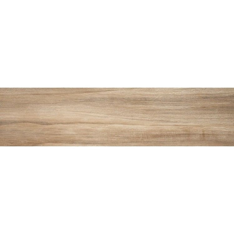 Gresie exterior / interior portelanata rectificata maro 15x120 cm, Marazzi Treverkchic Noce Francese