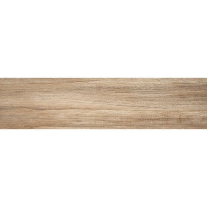 Gresie exterior / interior portelanata rectificata maro 15x120 cm, Marazzi Treverkchic Noce Francese