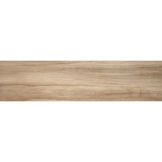 Gresie exterior / interior portelanata rectificata maro 20x120 cm, Marazzi Treverkchic Noce Francese