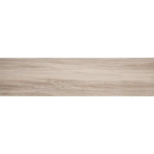 Gresie exterior / interior portelanata rectificata gri 15x120 cm, Marazzi Treverkchic Noce Tinto