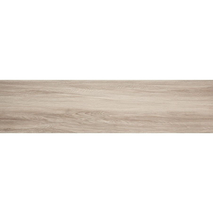 Gresie exterior / interior portelanata rectificata gri 20x120 cm, Marazzi Treverkchic Noce Tinto