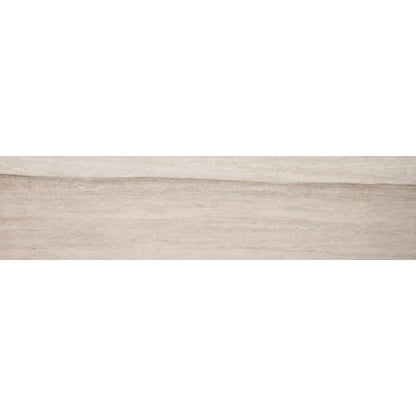 Gresie exterior / interior portelanata rectificata bej 15x120 cm, Marazzi Treverkchic Teak Asia