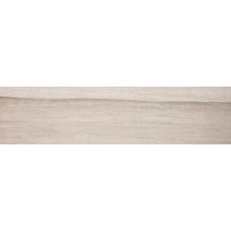 Gresie exterior / interior portelanata rectificata bej 20x120 cm, Marazzi Treverkchic Teak Asia