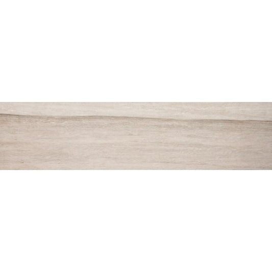 Gresie exterior / interior portelanata rectificata bej 20x120 cm, Marazzi Treverkchic Teak Asia