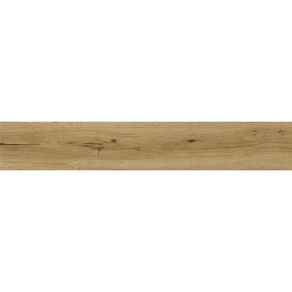 Gresie exterior / interior portelanata bej 15x90 cm, Marazzi Treverkheart Outdoor Beige Grip