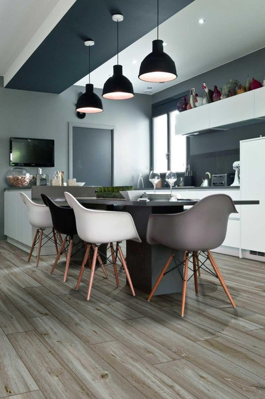 Gresie exterior / interior portelanata maro 15x90 cm, Marazzi Treverkheart Taupe