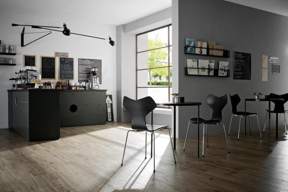 Gresie exterior / interior portelanata rectificata bej 20x120 cm, Marazzi Treverkhome Olmo