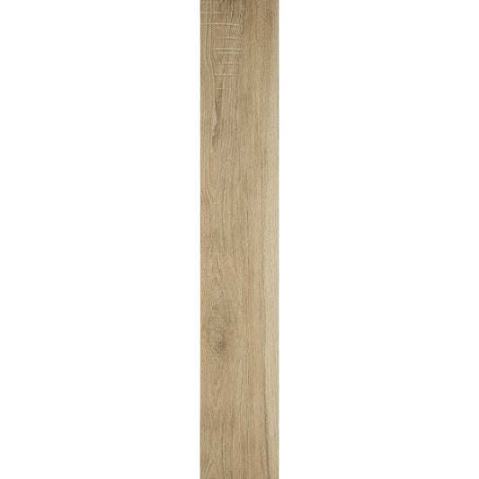 Gresie interior portelanata rectificata bej 25x150 cm, Marazzi Treverkmust Beige Selection