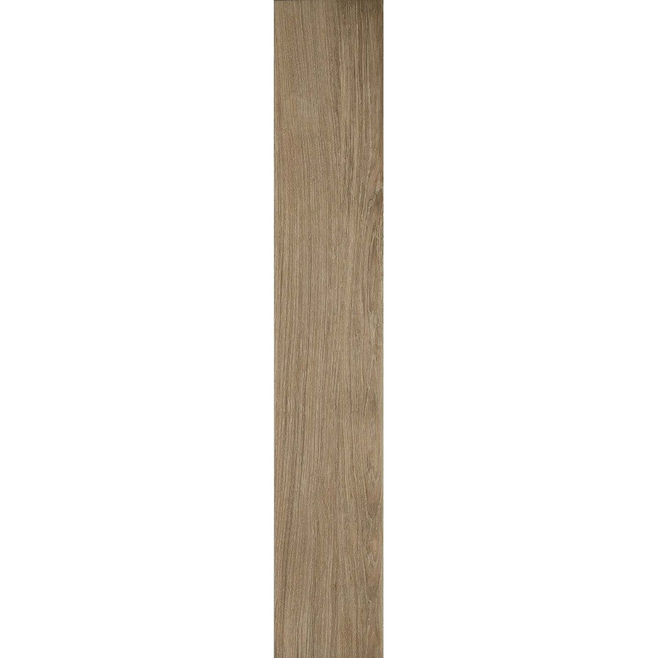 Gresie interior portelanata rectificata maro 25x150 cm, Marazzi Treverkmust Brown Selection