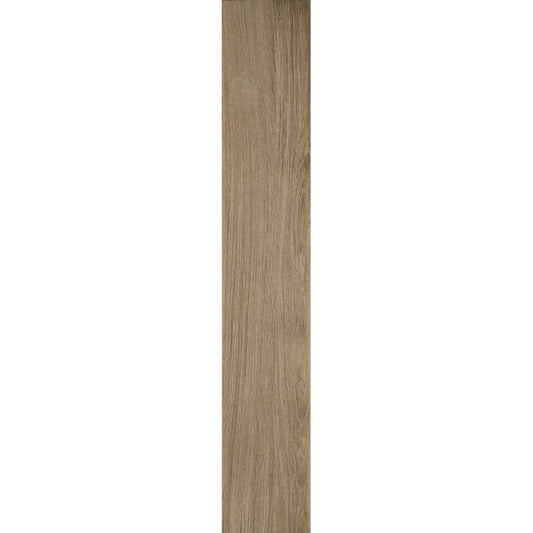 Gresie interior portelanata rectificata maro 25x150 cm, Marazzi Treverkmust Brown Selection