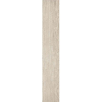 Gresie interior portelanata rectificata alba 25x150 cm, Marazzi Treverkmust White Selection
