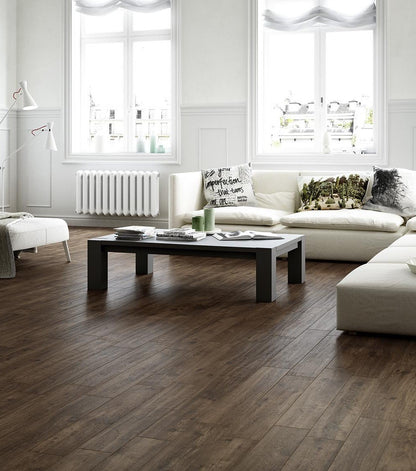 Gresie interior portelanata maro 15x90 cm, Marazzi Treverkway Indoor Quercia