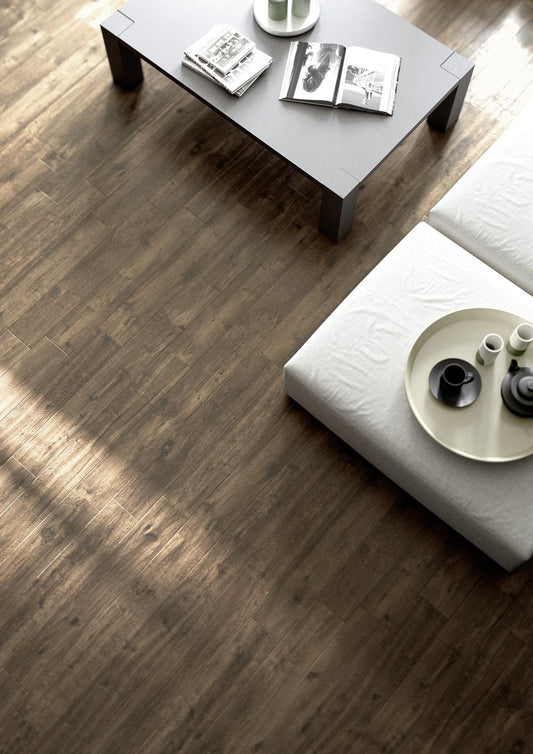 Gresie interior portelanata crem 15x90 cm, Marazzi Treverkway Indoor Olmo