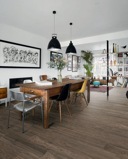 Gresie interior portelanata maro 20x120 cm, Marazzi Treverkview Marrone