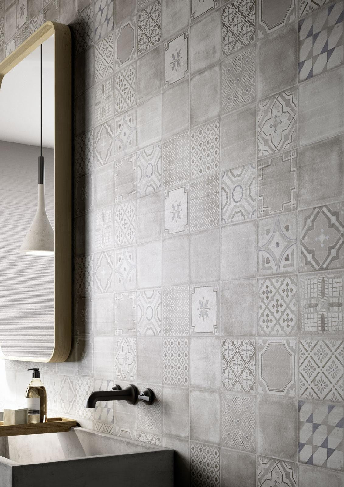 Decor interior gri 40x120 cm, Marazzi Materika Grigio
