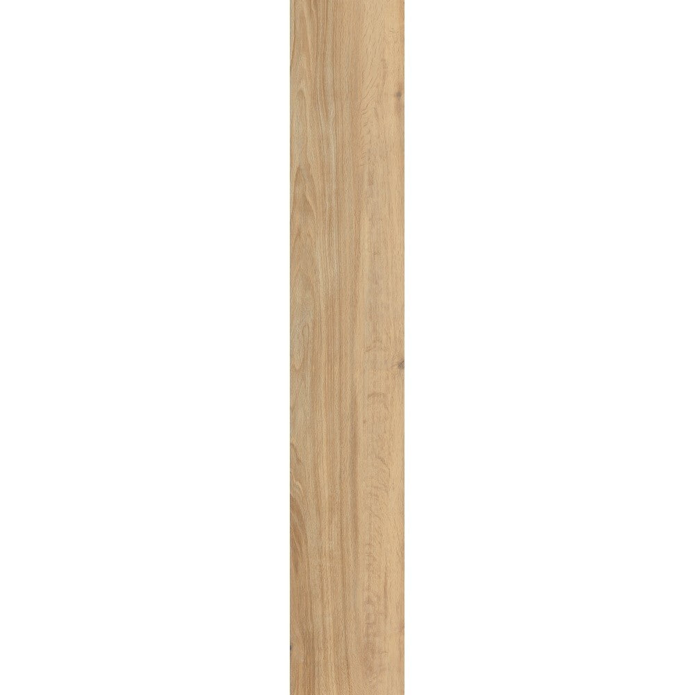 Gresie interior portelanata rectificata bej 15x90 cm, Marazzi Actually Light Honey