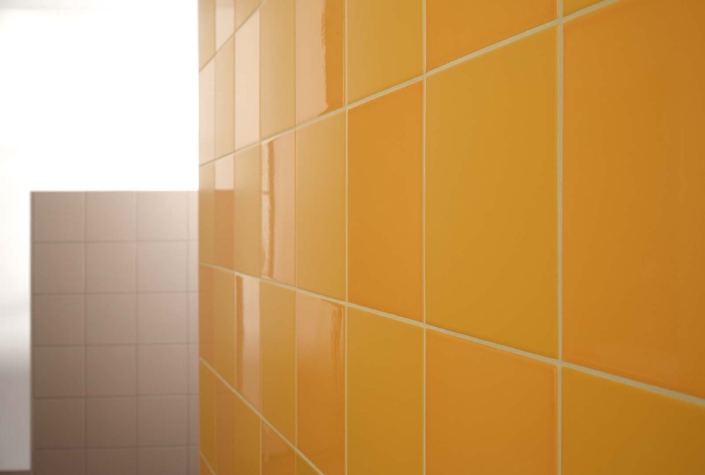 Faianta baie / bucatarie galbena 20x20 cm, Marazzi SistemC Citta Ocra Caracas