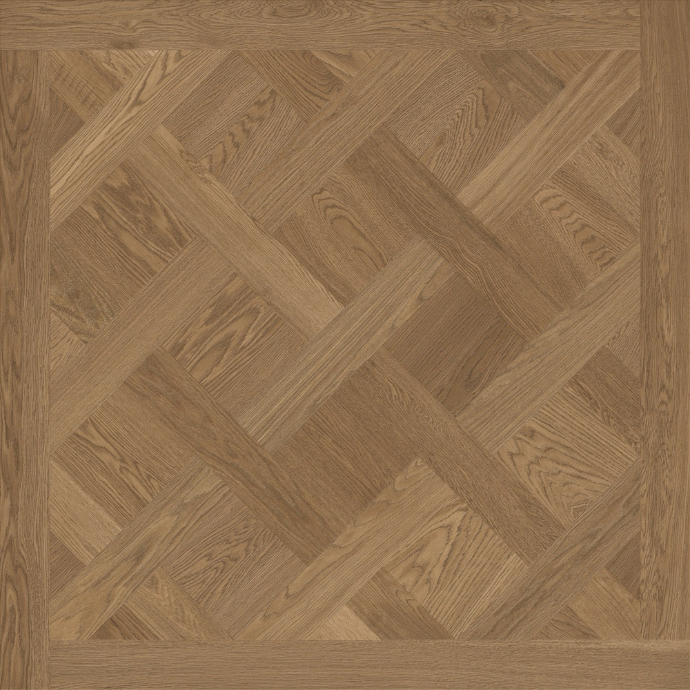 Gresie interior portelanata maro 120x120 cm, Marazzi Intrecci Versailles Castagna