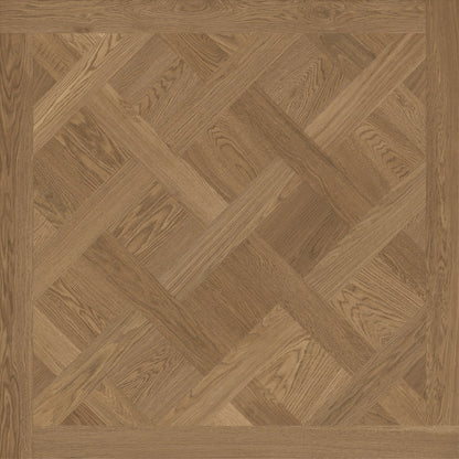 Gresie interior portelanata maro 120x120 cm, Marazzi Intrecci Versailles Castagna