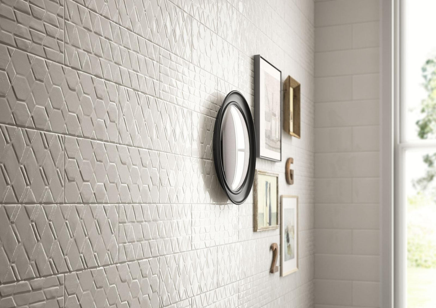 Decor interior alb 10x30 cm, Marazzi Mellow Sugar