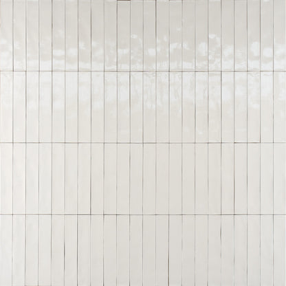 Faianta baie / bucatarie alba 5.3x30 cm, Marazzi Luz Bianco