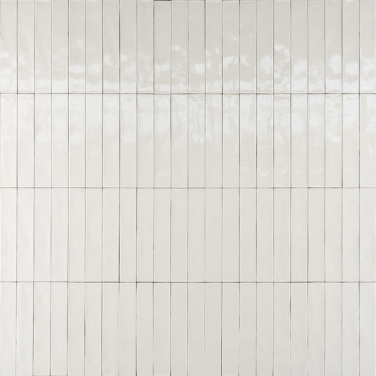 Faianta baie / bucatarie alba 5.3x30 cm, Marazzi Luz Bianco