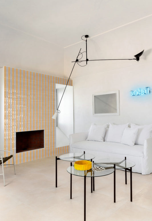 Faianta baie / bucatarie alba 5.3x30 cm, Marazzi Luz Bianco
