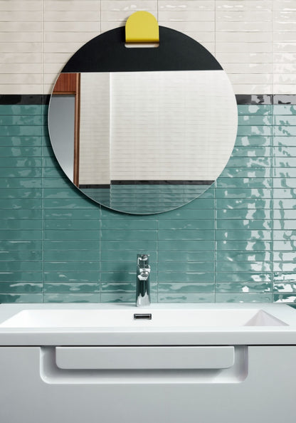 Faianta baie / bucatarie alba 5.3x30 cm, Marazzi Luz Bianco