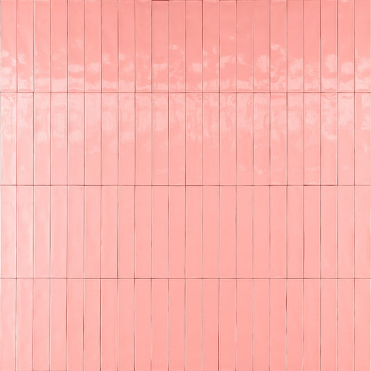Faianta baie / bucatarie roz 5.3x30 cm, Marazzi Luz Rosa