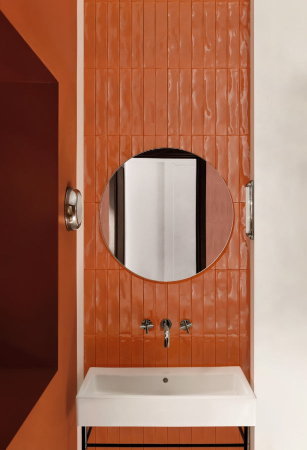 Faianta baie / bucatarie portocalie 5.3x30 cm, Marazzi Luz Aragosta