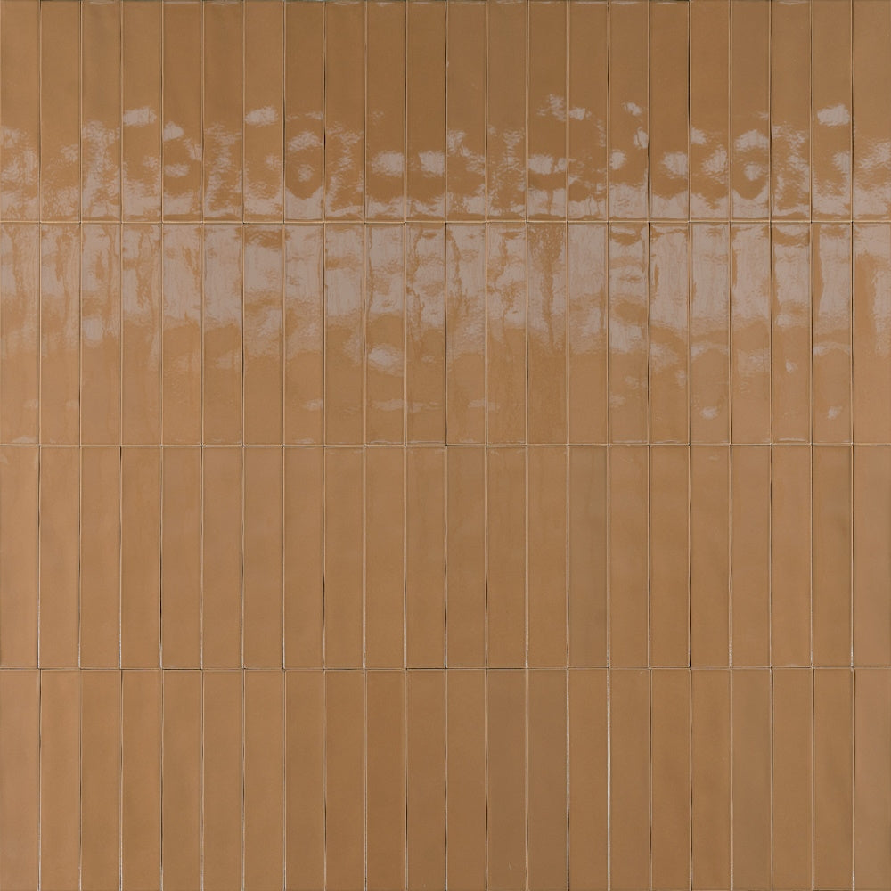 Faianta baie / bucatarie maro 5.3x30 cm, Marazzi Luz Caramel