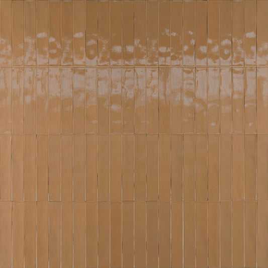 Faianta baie / bucatarie maro 5.3x30 cm, Marazzi Luz Caramel