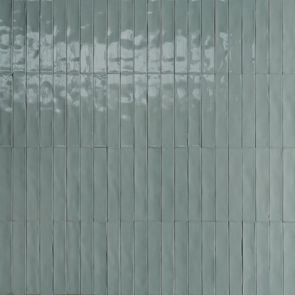 Faianta baie / bucatarie gri 5.3x30 cm, Marazzi Luz Azzurro