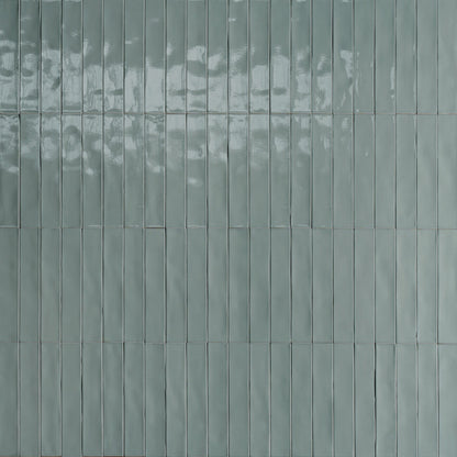 Faianta baie / bucatarie gri 5.3x30 cm, Marazzi Luz Azzurro