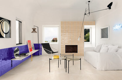 Faianta baie / bucatarie albastra 5.3x30 cm, Marazzi Luz Cobalto