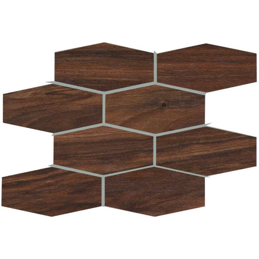 Mozaic 25x30 cm, Marazzi Treverkchic Noce Italiano