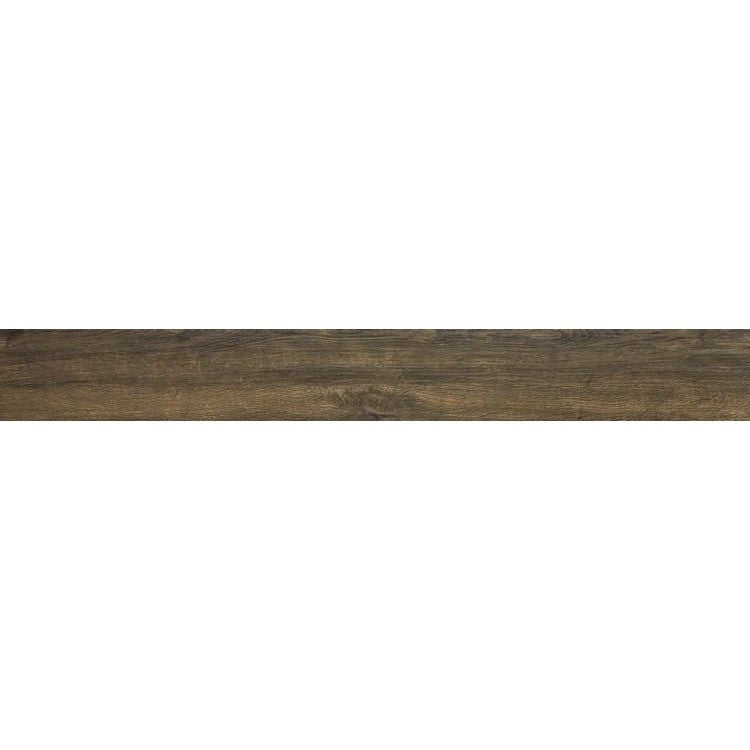 Gresie exterior / interior portelanata rectificata maro 15x120 cm, Marazzi Treverkhome Quercia