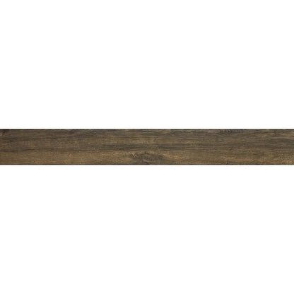 Gresie exterior / interior portelanata rectificata maro 15x120 cm, Marazzi Treverkhome Quercia