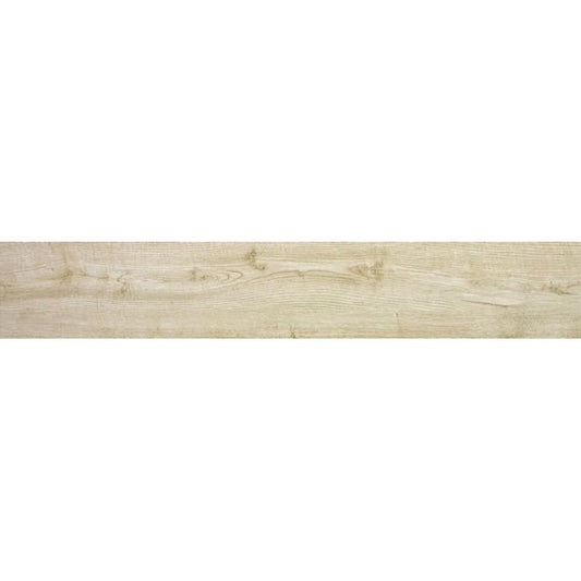 Gresie exterior / interior portelanata rectificata crem 20x120 cm, Marazzi Treverkhome Betulla