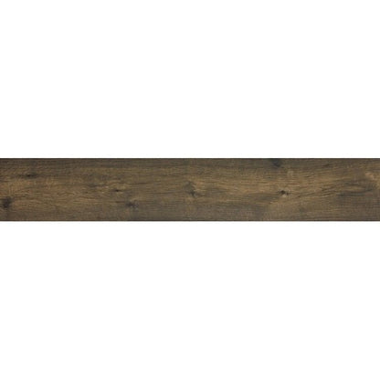 Gresie exterior / interior portelanata rectificata maro 20x120 cm, Marazzi Treverkhome Quercia
