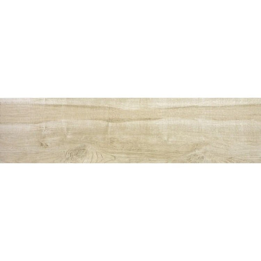 Gresie exterior / interior portelanata rectificata crem 30x120 cm, Marazzi Treverkhome Betulla