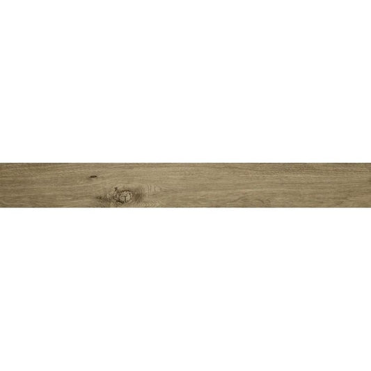 Gresie exterior / interior portelanata rectificata bej 15x120 cm, Marazzi Treverkhome Olmo